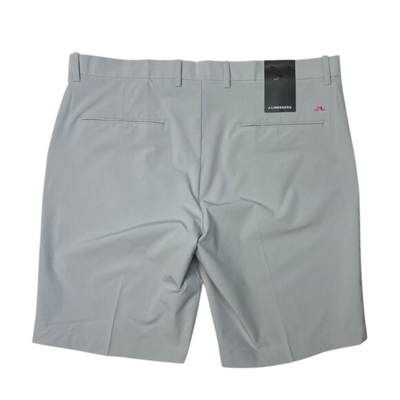 New J. Lindberg High Rise Golf Shorts Mens 40 Gray Stretch Luxury Designer - Picture 4 of 7